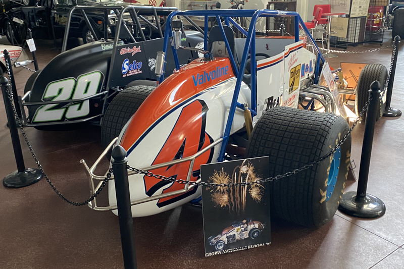 Jeff Gordons Silver Crown Car | The Woodland Auto Display